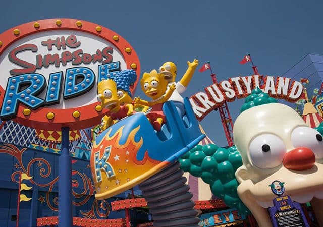 El increíble juguete de los Simpsons en Orlando
