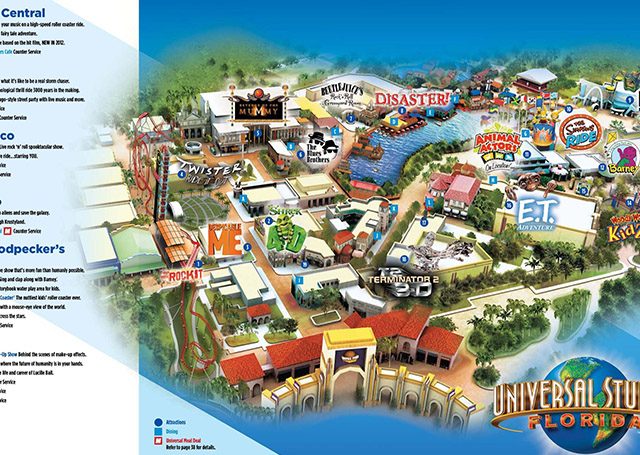Mapa de Disney y sus parques en Orlando