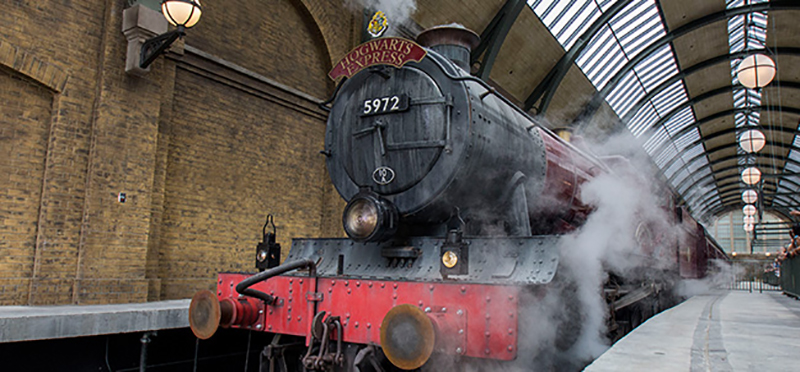 El tren Hogwarts Express en Orlando