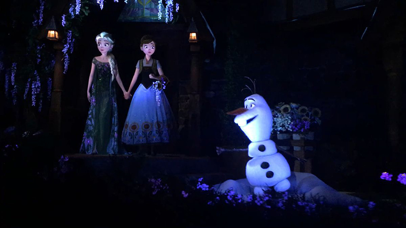 Atracción de Frozen en Disney Epcot en Orlando