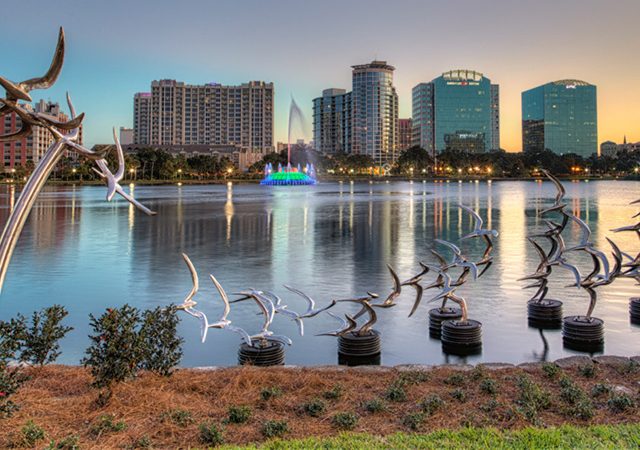 Lake Eola Park en Orlando