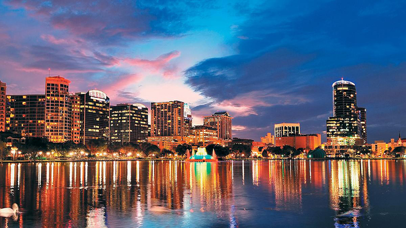 Vista de la ciudad de Orlando