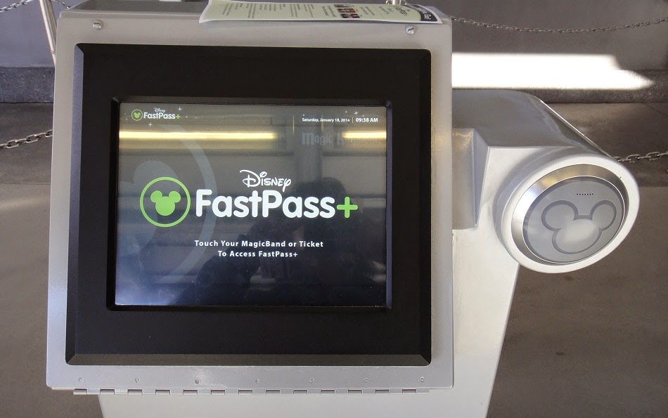 Dispositivo de FastPass+ en los parques de Disney