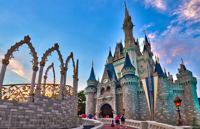 Castillo de la Cenicienta en Magic Kingdom en Orlando