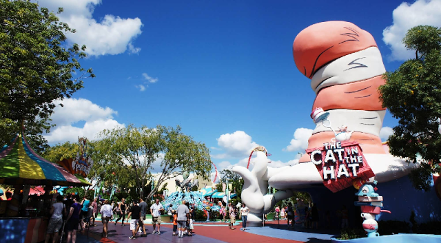 Seuss Landing en Islands of Adventure en Orlando