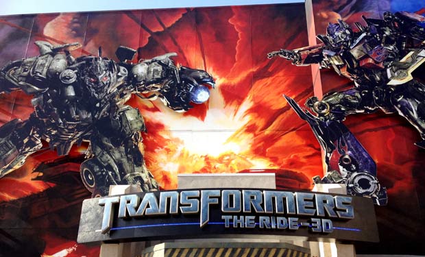 Simulador de Transformers en Universal Studios