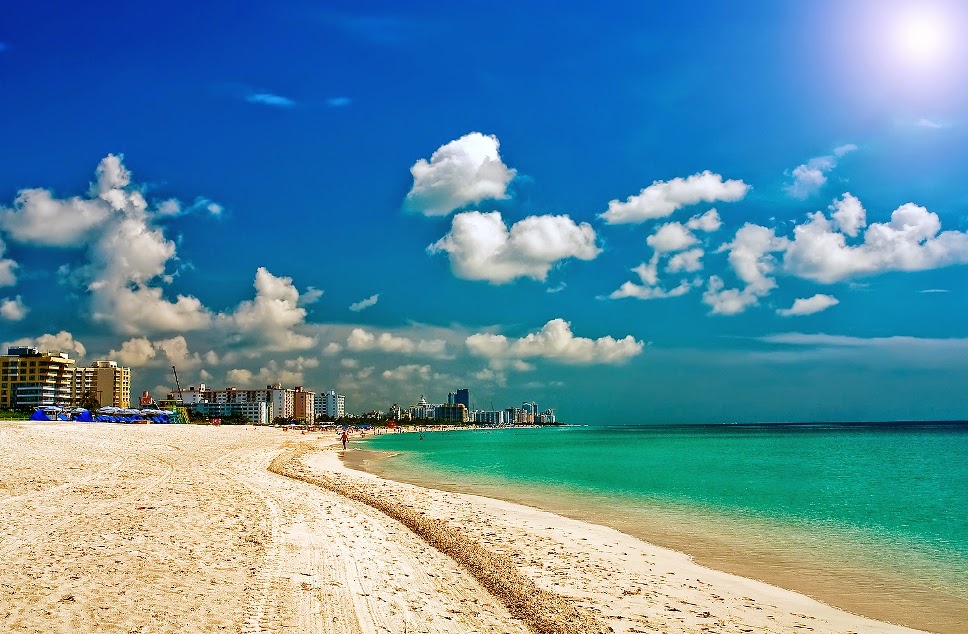 Playas turísticas en Miami