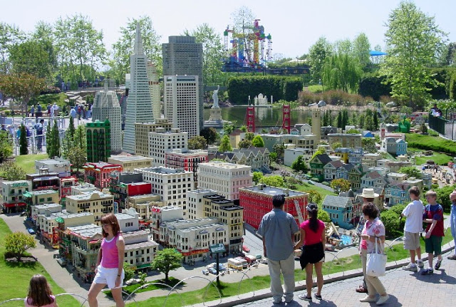 Miniland USA en el parque de Lego